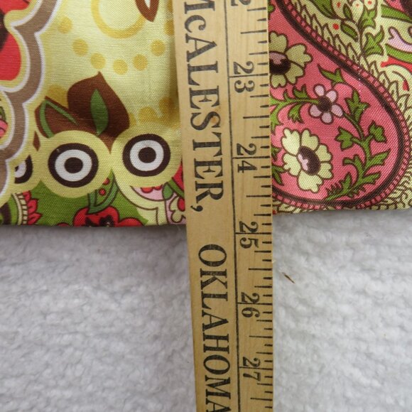 Liz Claiborne Dress Womens 14 Multicolor Floral Paisley Short Sleeve Lined Retro - Picture 10 of 10